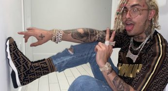 Lil’ Pump Shows Off His Full Set Of Acrylic Nails & Colorful Toenails