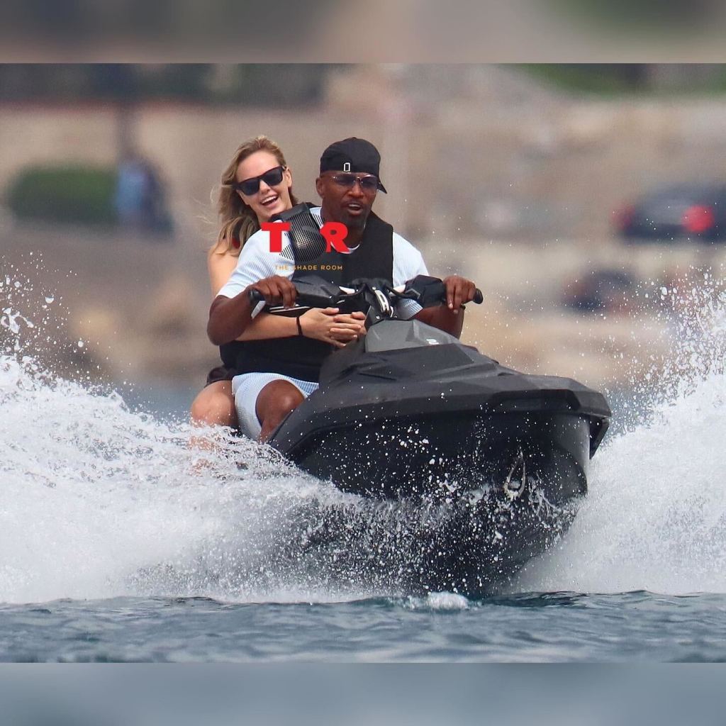 Jamie Foxx was seemingly making his own movie in Cannes, starring the actor getting hot and steamy with a petite blonde woman.