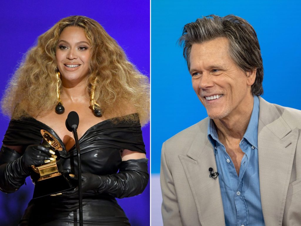 Kevin Bacon shares a video of him doing a cover to Beyoncé's hit single 