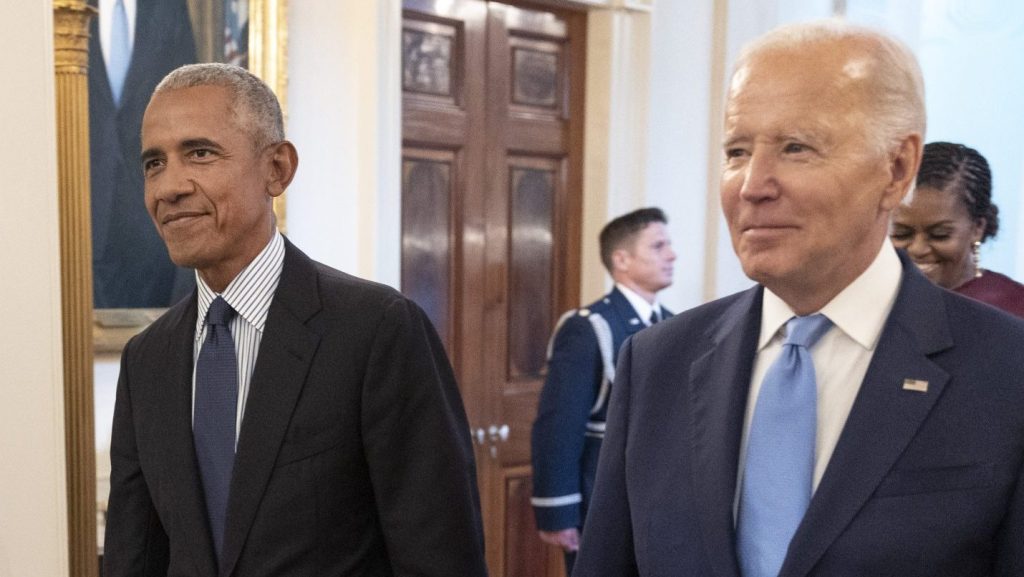 Barack Obama and President Joe Biden