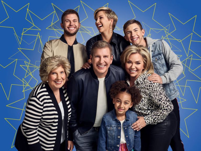 (L-R) Faye Chrisley, Chase Chrisley, Todd Chrisley, Savannah Chrisley, Chloe Chrisley, Julie Chrisley, Grayson Chrisley