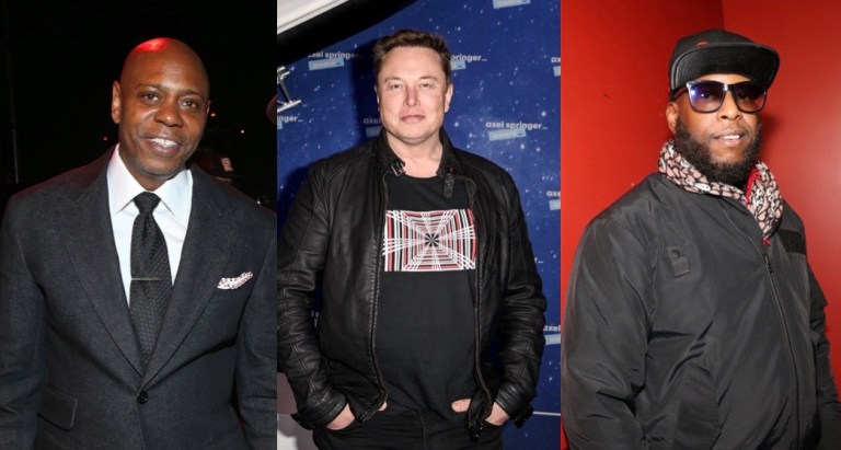 Dave Chappelle, Talib Kweli, and Elon Musk