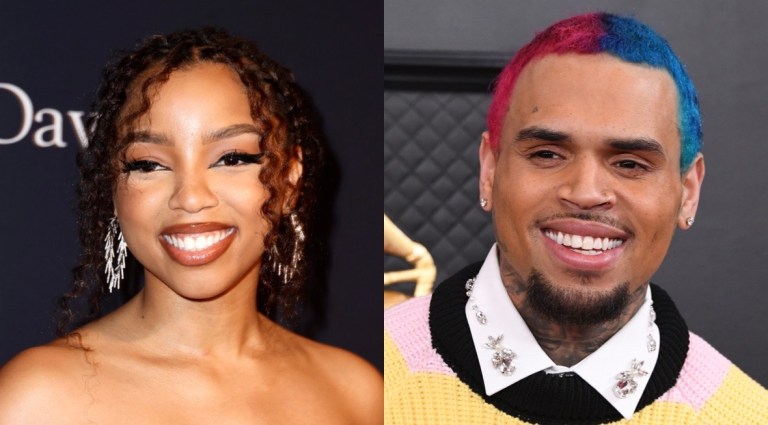 Chloe Bailey and Chris Brown