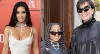 Intergenerational Glam! Kim Kardashian, North West, & Kris Jenner Link To Enjoy Lux Spa Day