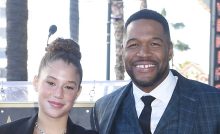Isabella Strahan, Michael Strahan at the star ceremony where Michael Strahan is honored with the first Sports Entertainment star on the Hollywood Walk of Fame on January 23, 2023 in Los Angeles, California.